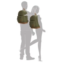 Enrico Benetti Santiago Rugtas 15" Olijf -Tas Promotie Winkel 46160 029 silhouette