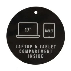 Enrico Benetti Hamburg Laptop Rugtas 17" Zwart -Tas Promotie Winkel 47219001 10 1