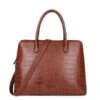 Wimona Luisa Schoudertas Croco Cognac