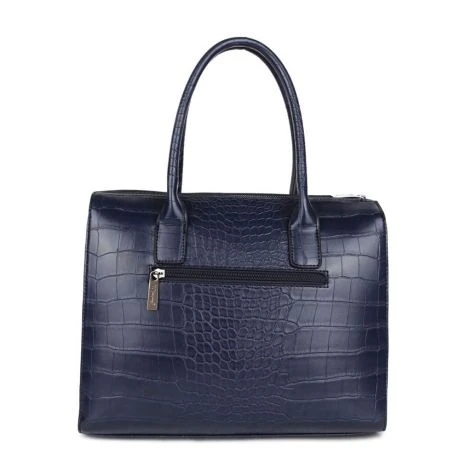 Wimona Liona Handtas Croco Navy 4 Wimona Liona Handtas Croco Navy - Afbeelding 4