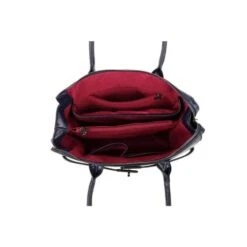 Wimona Liona Handtas Croco Navy 12 Wimona Liona Handtas Croco Navy -Tas Promotie Winkel 5005 kleur donkerblauw binnenkant