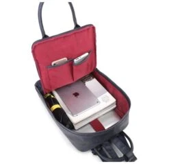 Wimona Amalia Rugzak Donkerblauw -Tas Promotie Winkel 5016 kleur donkerblauw binnenkant 2