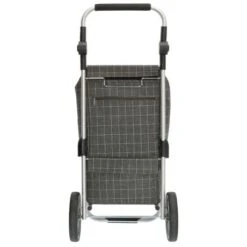 Beagles Alberic Boodschappen Trolley Grijs Ruit -Tas Promotie Winkel 551x1200