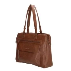 Enrico Benetti Caen Laptop Business Tas 17" Cognac -Tas Promotie Winkel 66571005 6