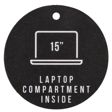 Enrico Benetti Rotterdam Laptop Rugtas 15" Middentaupe 6 Enrico Benetti Rotterdam Laptop Rugtas 15" Middentaupe - Afbeelding 6