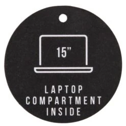 Enrico Benetti Rotterdam Laptop Rugtas 17" Zwart -Tas Promotie Winkel 66599001 10