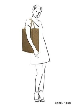 Zebra Natural Bag Rosa XL Shopper Olijfgroen -Tas Promotie Winkel 777227029 3