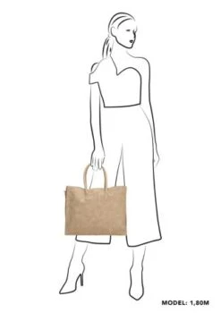 Zebra Natural Bag Lisa XL Shopper Sand -Tas Promotie Winkel 777228031 3