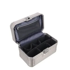 Travelite Next Aluminium Beauty Case Silver -Tas Promotie Winkel 79903 56 next bc i2