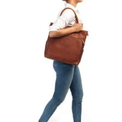 Burkely Antique Avery Shopper Cognac -Tas Promotie Winkel 8005217.56.24 6