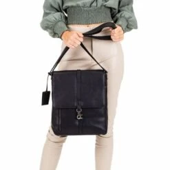 Burkely Antique Avery Crossover Messenger M Black -Tas Promotie Winkel 8007918.56.10 6