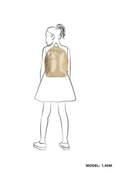 Zebra Kinder Rugzak M Leopard Gold -Tas Promotie Winkel 811102 m996 3