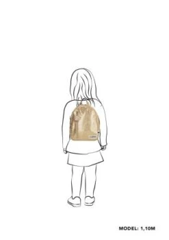 Zebra Kinder Rugzak S Leopard Gold -Tas Promotie Winkel 811102 s996 3