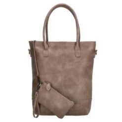 Zebra Natural Bag Kartel Rits Stone Grey -Tas Promotie Winkel 825501a stone 10