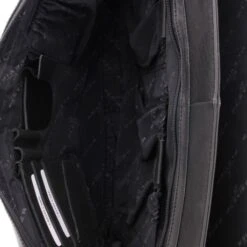 Plevier Decca Leren Aktentas 2-Vaks 17.3" Zwart -Tas Promotie Winkel 859 1 binnenkant 1 decca