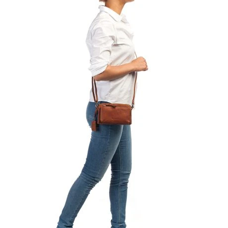 Burkely Antique Avery Mini Bag Schoudertas Cognac 6 Burkely Antique Avery Mini Bag Schoudertas Cognac - Afbeelding 6