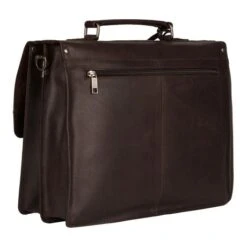 Burkely Vintage Scott Briefcase Brown -Tas Promotie Winkel 9006378.22.20 5