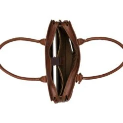Burkely Vintage Doris Laptoptas 15.6" Schoudertas Cognac -Tas Promotie Winkel 9007000.22.24 3