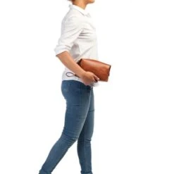 Burkely Vintage Riley Toilettas Cognac -Tas Promotie Winkel 9008416.22.24 6