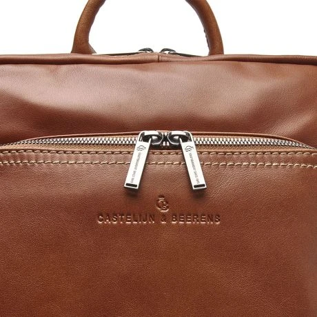 Castelijn & Beerens Firenze Laptoprugzak 15.6'' Tablet Lichtbruin 4 Castelijn & Beerens Firenze Laptoprugzak 15.6'' Tablet Lichtbruin - Afbeelding 4