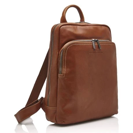 Castelijn & Beerens Firenze Laptoprugzak 15.6'' Tablet Lichtbruin 2 Castelijn & Beerens Firenze Laptoprugzak 15.6'' Tablet Lichtbruin - Afbeelding 2