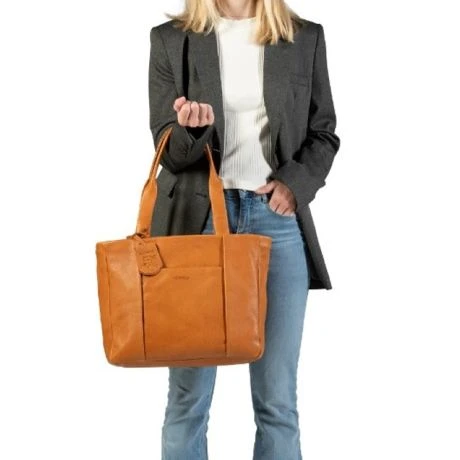 Burkely Just Jolie Workbag 14" Cognac New 6 Burkely Just Jolie Workbag 14" Cognac New - Afbeelding 6