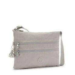 Kipling Alvar Schoudertas Grey Gris -Tas Promotie Winkel alvar grey gris 4