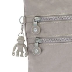 Kipling Alvar Schoudertas Grey Gris -Tas Promotie Winkel alvar grey gris 5