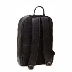 Chesterfield Leren Rugzak Bangkok Wax Pull Up Zwart -Tas Promotie Winkel bangkok zwart 2