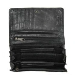 Bear Design Cow Lavato Dames Portemonnee CL9918 Black -Tas Promotie Winkel black cl9918 3