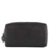 Piquadro Black Square Toiletry Bag Two Dividers Black