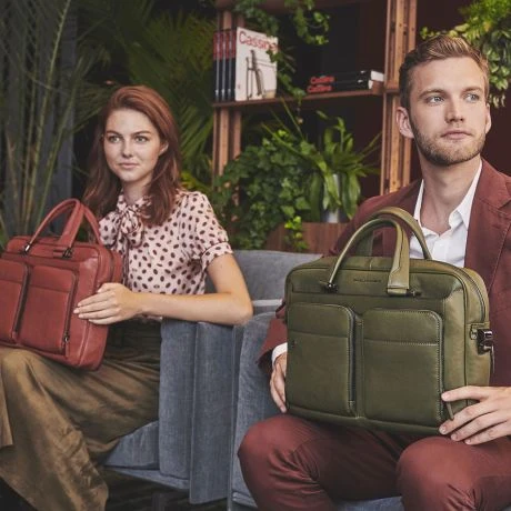 Piquadro Black Square Portfolio Computer Briefcase 15" Black 5 Piquadro Black Square Portfolio Computer Briefcase 15" Black - Afbeelding 5