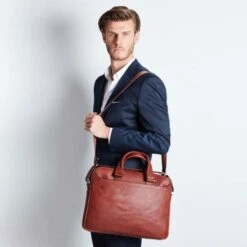 Piquadro Black Square Computer Portfolio Briefcase 2 Dividers Black -Tas Promotie Winkel ca3339b3 n dett9 2