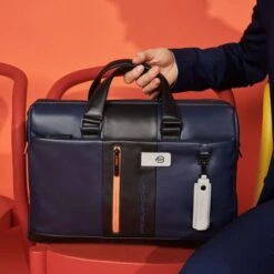 Piquadro Urban Laptop Briefcase 15.6'' Black -Tas Promotie Winkel ca3339ub00 n dett7 1