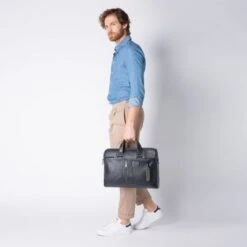 Piquadro Urban Laptop Briefcase 15.6'' Black -Tas Promotie Winkel ca3339ub00 n dett9