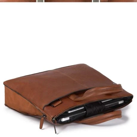 Piquadro Black Square Small Expandable Computer Bag 15.6'' Black 2 Piquadro Black Square Small Expandable Computer Bag 15.6'' Black - Afbeelding 2