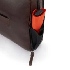 Piquadro Harper Laptop 15"/ IPad 12,9" Briefcase Dark Brown -Tas Promotie Winkel ca4027ap cu dett5 1 1