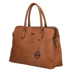 Charm London Bromley 13.3" Laptoptas Cognac -Tas Promotie Winkel charm london bromley cognac 4