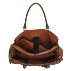 Charm London Bromley 13.3" Laptoptas Cognac -Tas Promotie Winkel charm london bromley cognac 6