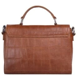 Cowboysbag Big Croco Citybag Rigby Fawn -Tas Promotie Winkel citybag rigby3357 000521 fawn 3