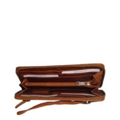 Bear Design Cow Lavato Dames Portemonnee CL15882 Cognac 5 Bear Design Cow Lavato Dames Portemonnee CL15882 Cognac -Tas Promotie Winkel cl15882 cognac 2