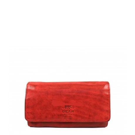 Bear Design Cow Lavato Dames Portemonnee CL9918 Red 1 Bear Design Cow Lavato Dames Portemonnee CL9918 Red