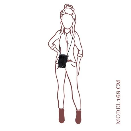 MOSZ Telefoontasje Croco Taupe Brushed Silver 5 MOSZ Telefoontasje Croco Taupe Brushed Silver - Afbeelding 5