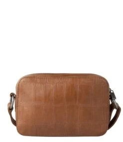 Cowboysbag Big Croco Crossbody Timber Fawn -Tas Promotie Winkel crossbody timber3360 000521 fawn 3