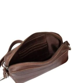 Cowboysbag Big Croco Crossbody Timber Hickory -Tas Promotie Winkel crossbody timber3360 000555 hickory 4