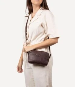 Cowboysbag Big Croco Crossbody Timber Hickory -Tas Promotie Winkel crossbody timber3360 000555 hickory 5