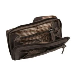 Daniel Ray Fort Collins Crossbody Telefoontasje Dark Brown -Tas Promotie Winkel drl16.1181.24 dk brown 6
