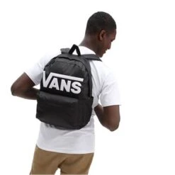 Vans Old Skool Drop Rugzak Black/ White -Tas Promotie Winkel drop black 5