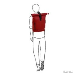 Daniel Ray Highlands Rolltop Rugtas M Waterproof 15" Rood -Tas Promotie Winkel drs25.1086.04 china red 3 1
