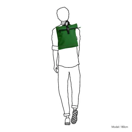 Daniel Ray Jefferson Rolltop Rugtas S Waterproof Appel Groen 5 Daniel Ray Jefferson Rolltop Rugtas S Waterproof Appel Groen - Afbeelding 5